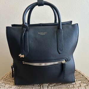 Radley London Black Leather Satchel